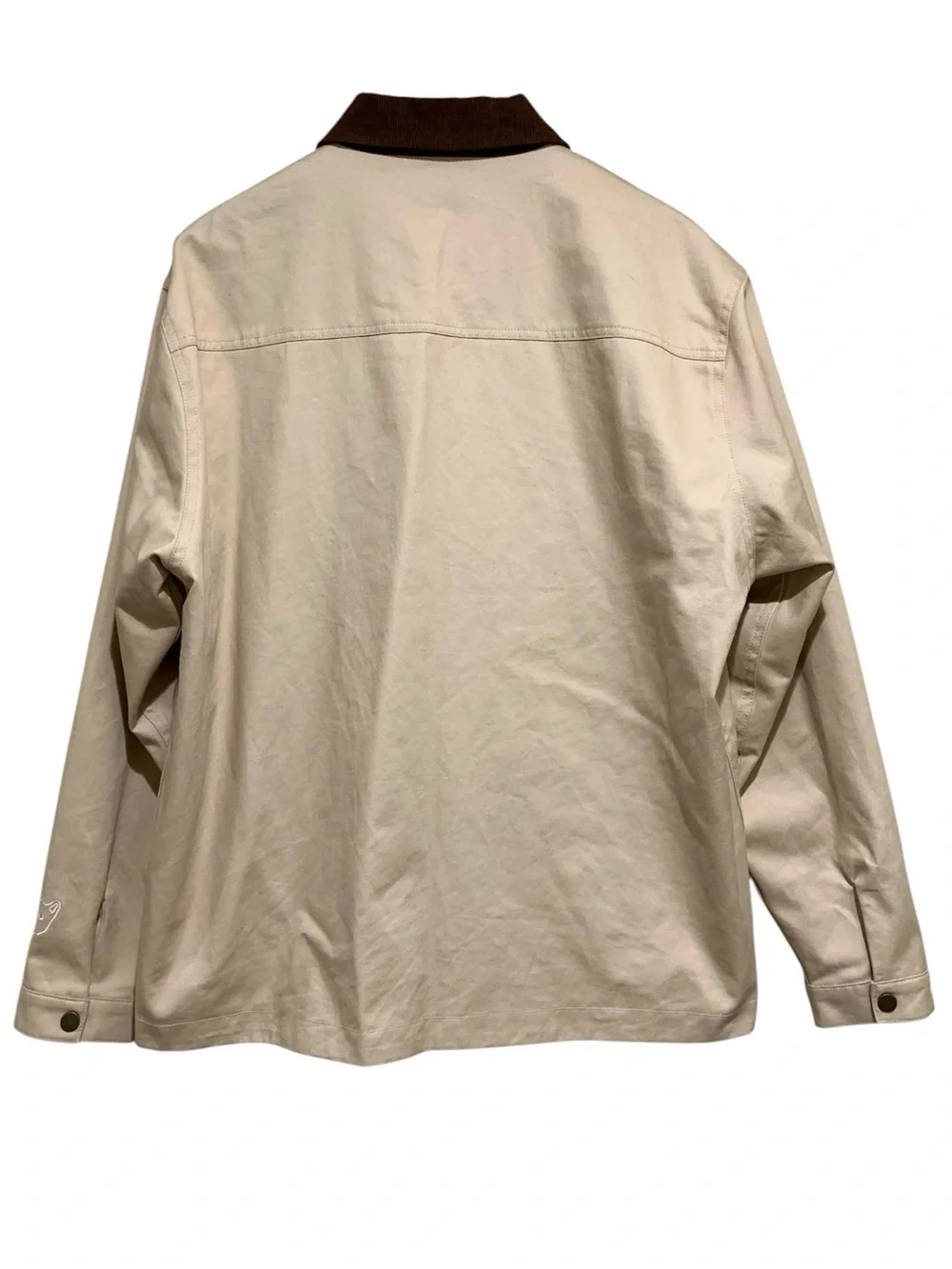 Golf Wang Kill Cat Tan Zip Jacket Cat Graphic Liner Size Large Streetwear Design